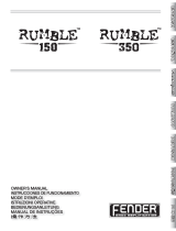 Fender Rumble 150 & 350 Le manuel du propriétaire