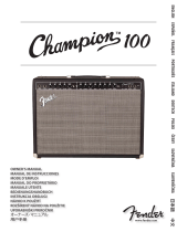 Fender Stereo Amplifier Champion 100 Manuel utilisateur