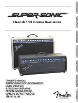 Fender Super-sonic Head 112 Combo Amps Manuel utilisateur