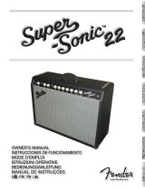 Fender Super-Sonic 22 Combo Manuel utilisateur