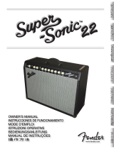 Fender Super-Sonic™ 22 Combo Le manuel du propriétaire