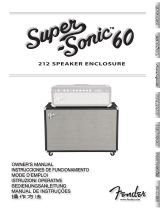 Fender Super-Sonic™ 60 212 Enclosure Le manuel du propriétaire