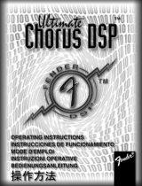 Fender Ultimate Chorus DSP Le manuel du propriétaire