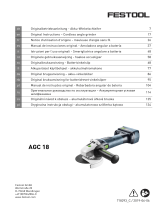 Festool AGC 18-125 Li 5,2 EB-Plus Mode d'emploi