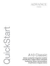 Advance Paris A10 classic Guide de démarrage rapide