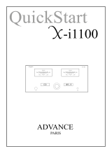 ADVANCE X-i1100 Guide de démarrage rapide