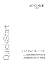 ADVANCE Classic X-P500 Guide de démarrage rapide