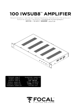 Focal 100 IWSUB8 Amplifier Manuel utilisateur