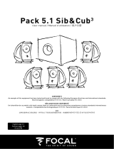 Focal Sib Pack 5.1 - 5 Sib & Cub3 Manuel utilisateur