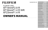 Fujifilm XF14mmF2.8 R Manuel utilisateur