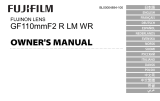 Fujifilm GF110mmF2 R LM WR Manuel utilisateur
