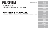 Fujifilm XF10-24mmF4 R OIS WR Le manuel du propriétaire