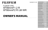 Fujifilm XF56mmF1.2 R Le manuel du propriétaire