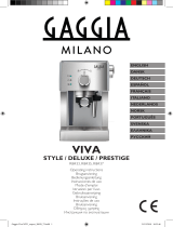 Gaggia Viva Prestige - RI8437 Le manuel du propriétaire