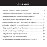 Garmin Avis nulink 1695 Important Safety and Product Information