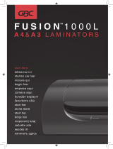 GBC Fusion 1000L Manuel utilisateur