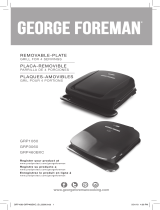 George Foreman GRP460BXC Mode d'emploi