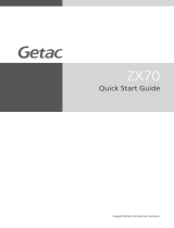 Getac ZX70(52628791XXXX) Manuel utilisateur