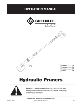 Greenlee 48520, LHFS-210003 Hydraulic Pruners Manuel utilisateur