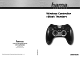 Hama 51836 Wireless Controller Black Thunder PS3 Le manuel du propriétaire