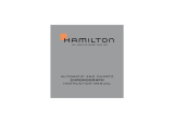 Hamilton Watch Automatic and Quartz Chronograph Manuel utilisateur