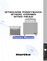 Samson GT60/408 Piggyback Manuel utilisateur