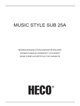 Heco Music Style Sub 25 A Manuel utilisateur