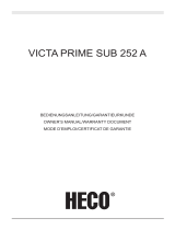 Heco Victa Prime Sub 252 A Manuel utilisateur