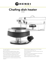 Hendi Chafing Dish Heater 809600 Manuel utilisateur