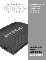 Hifonics nemesis Serie Manuel utilisateur