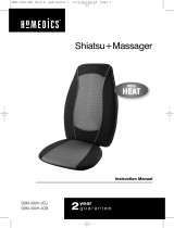 HoMedics Shiatsu Plus Massager w/ Heat Manuel utilisateur