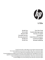 HP lc100w Black Wireless Mini Camcorder Guide de démarrage rapide