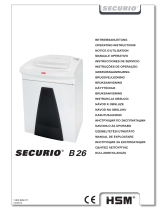 HSM Securio B26 0.78 x 11mm Mode d'emploi