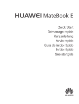 Huawei Matebook E Guide de démarrage rapide