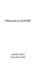 Huawei U8815 Manuel utilisateur