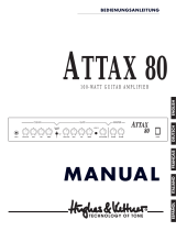 Hughes & Kettner Attax 80 Manuel utilisateur