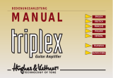 Hughes & Kettner Triplex Manuel utilisateur