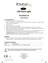 Ibiza Light JDL010B-LED Le manuel du propriétaire