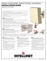 Intellinet High-Gain Panel Directional Antenna Guide d'installation