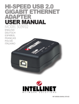 IC Intracom Intellinet USB 2.0 Gigabit Ethernet Manuel utilisateur