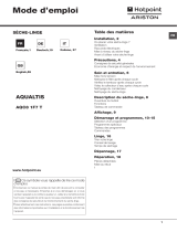 Indesit AQC8 1F7T1PLUS (EU) Le manuel du propriétaire