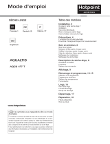 HOTPOINT/ARISTON AQC8 1F7T1PLUS (EU) Mode d'emploi