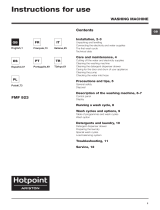 Hotpoint FMF 923K EU Le manuel du propriétaire
