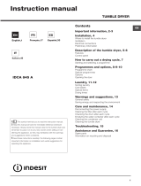 Indesit IDCA 845 A ECO (EU) Mode d'emploi