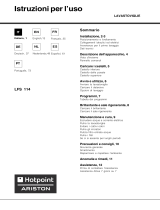 Hotpoint-Ariston LFS 114 WH F HA Le manuel du propriétaire