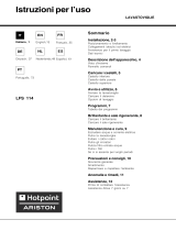 Hotpoint-Ariston LFS 114 BK F HA Le manuel du propriétaire