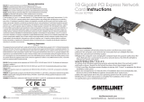 Intellinet 10 Gigabit PCI Express Network Card Quick Instruction Guide