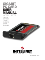Intellinet Gigabit PC Card Manuel utilisateur