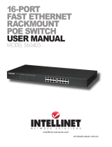 Intellinet 16-Port Fast Ethernet Rackmount PoE Switch Quick Installation Guide