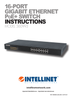 Intellinet 16-Port Gigabit Ethernet PoE  Switch Quick Installation Guide